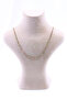 Unakite Stone Necklace Natural Stone Faceted Cut 2-3 mm
