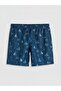 LCW SWIMWEAR Knee High Height Patterned Men's Sea Shorts