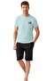 Men's Pajama Shorts Set Ar3672 - 2