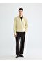 Lcw Vision Yellow Regular Fit Linen Look Men's Jacket - 4