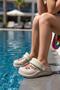 Children's High-Sole Eva Cute Bear Sticker Sea, Pool, Beach Slippers