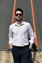 Men'S, Casual, Summer-Spring, 100% Cotton, Regular-Fit, Linen Woven Shirt G-17 - 4