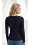 Women's Long Sleeve Round Neck Bodysuit - 4