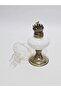 Antique Opal Glass Gas Lamp 023 - 4