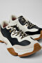Twins Women's White Leather Sports Shoes - 2