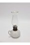 Antique Porcelain Gas Lamp with Embossed Floral Motif 018 - 3