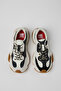 Twins Women's White Leather Sports Shoes - 4