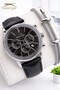Leather Cord Internal Functions Active 10 Atm Water Resistant Men's Wristwatch Esl.9.2539.X3