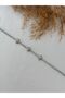 Zircon Stone Figure Detailed Waterway Steel Bracelet - 2