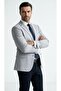 Men's Slim Fit Classic Jacket Textured Fabric Modern Cut - 4