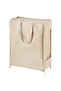 PURRPINGLA Laundry bag with stand, beige, 42 l