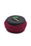 Hajj Umrah Sarige - Burgundy Fabric - Black Skullcap - Round Wrap - Mecca-Medina - 5 Meters