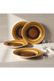 Güral 6 Pieces 22 cm Pit Food Plate Reactive Saura 137 - 6