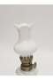 Antique Porcelain Gas Lamp with Embossed Floral Motif 019 - 3