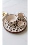 Mocha Series Handmade 4 Piece Single Person Special Ceramic Breakfast Set - 5
