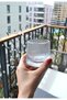 1 Piece Glass Whiskey Cocktail Glass 360 Rotating Crystal-Looking Glass Cup 170ml - 2