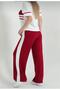 Textured Crew Neck Garni Detailed Short Sleeve Women's Tracksuit Set - 5