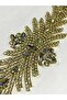 Iron-On Crystal Stone Applique / Gold Applique / Mdl102 - 2