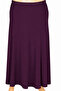 Women's Sandy Fabric Piece Fish Unlined Quality Summer Plus Size Mother Skirt - 2