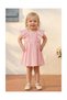 Girl's Cotton Pink Muslin Dress - 3