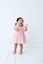 Girl's Cotton Pink Muslin Dress