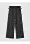 Nevavm Wide Leg Girls' Pants with Floral Print and Difference - 3