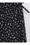 Nevavm Wide Leg Girls' Pants with Floral Print and Difference - 4