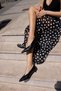 Lurcetta Women's Black Leather Genuine Leather Mini Heel Stiletto - 4