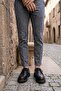 Mateo X Black Men's Leather Shoes - 7