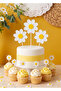 Daisy Themed Birthday Toothpick Set - Cake Decoration with Daisy Figures - Daisy Toothpick Set Presentation - 5