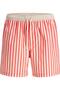 Jpstkauai Men's Swim Shorts Striped Regular Fit Comfortable - 3