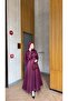 Flounce Button Detailed Dress - 7