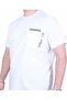 Men's Large Size Crew Neck T-Shirt Courageous 26146 White - 2
