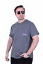 Men's Large Size Crew Neck T-Shirt with Pockets 26145 Fume