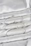 Silver Color Pole Star Model Zircon Stone 3-Piece Women's Bracelet Combination