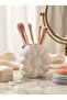 Flower Design Makeup Organizer Concrete – Brush and Pen Holder 9X8 cm