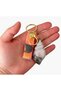 Pearl Effect Seashell Keychain – Premium Design with Shiny Metal Hanger - 2