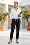 Women's Flexon Ultra Flexible Relaxed Elastic Waist Jogger Pants Black W702-R0433-07 - 8