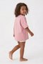 Pink Embroidered Oversize / Wide Fit 100% Cotton Crew Neck Baby - Kids T-Shirt 1 - 5 Years - 3