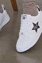 Women's Comfortable Sneaker White-Black Sports Shoes - 3