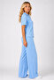 Modal Fabric, Shirt Collar Crystal Stones, Top and Bottom Set /High Waist Elastic, Soft-Textured Set - 4