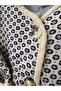 Babyaden Geometric Patterned Double Pocket Front Button Seasonal Quilted Baby Girl Kids Jacket - 3
