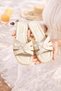 Lara Women's Elegant Summer Slippers with Knitted Detail - Comfortable Daily Slippers