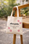 Cat Themed Printed Raw Cloth Bag, Shoulder Bag, Shopping Cloth Bag, Sublimation Printed Cloth Bag - 3