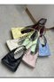 Daily Stylish Design Metal Ring Detail Soft Leather Look Women's Hand and Shoulder Bag Mint Green - 5