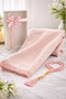 Taffeta Prayer Rug in Gift Box + 99-Piece Pearl Prayer Beads Set |   Luxury Prayer Set |   Mevlid Umrah Gift - 2