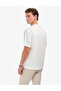 Ecru Comfort Fit Crew Neck T-Shirt 50321162-Vr019 - 5