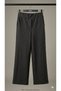 Women's Black Stretchy Lycra White Striped Fabric Comfortable Pants - 5