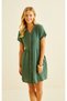 Organic Muslin Cotton Short Dress – Summer Comfortable and Stylish Women's Dress - 4