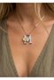 316L Steel Necklace, Tarnish Resistant, with Letter Hypoallergenic m (2 Years Importer Guarantee)